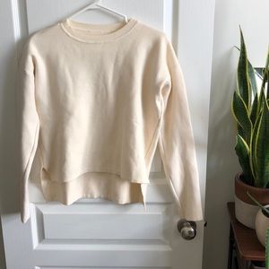 Cream sweater